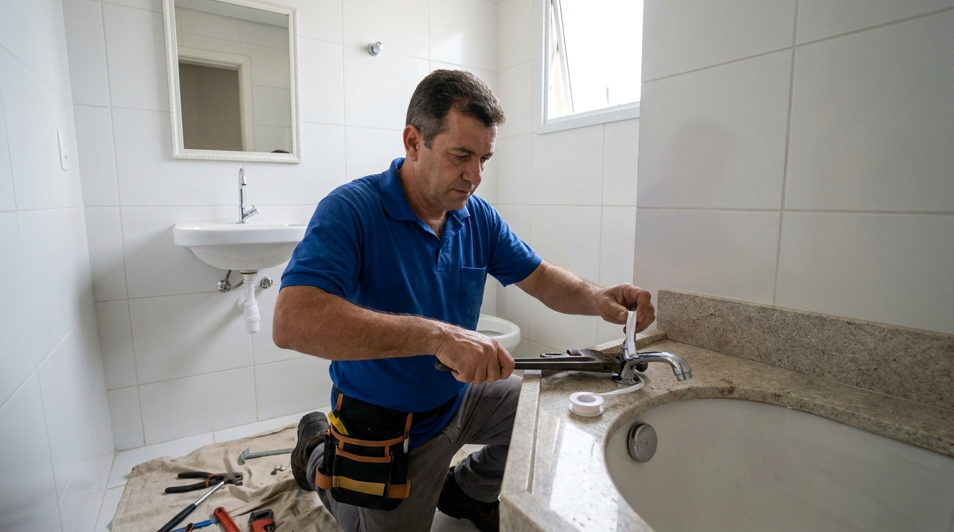 Instalação de torneira de cozinha em Maceió‑AL