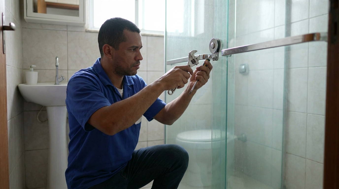 Manutenção de box de vidro em Maceió‑AL